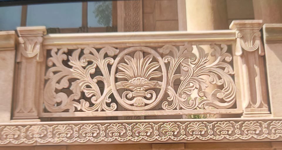 Decorative Balcony Railing Stone Jali