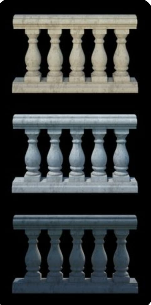 Elegant stone balusters for architectural stone pillar design stone pillar / stone column