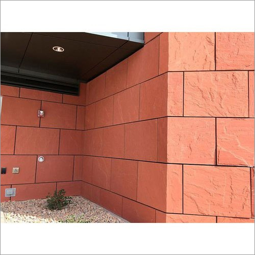 Red Sand Stone Wall Tile