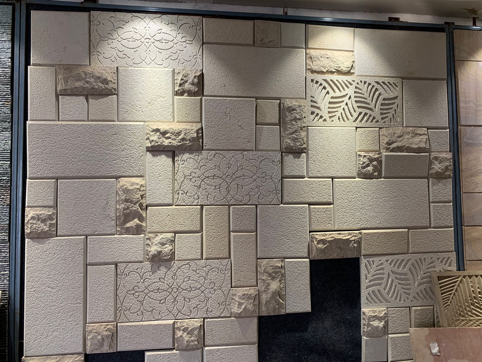 Stone CNC Designer Mosaic Panel Stone Wall Panel