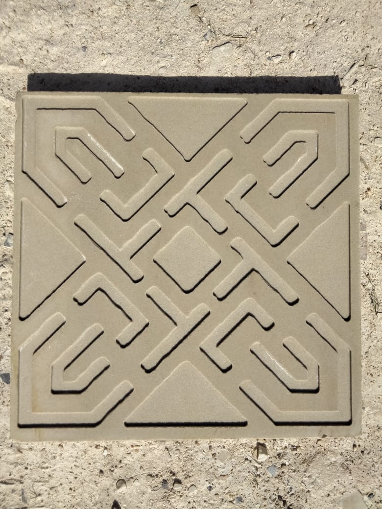 Intricate Geometric Design Stone Jali