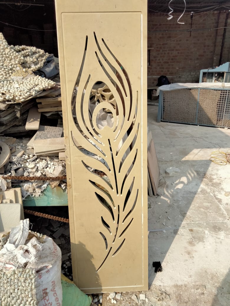 Decorative Mor Pankh Stone Jali