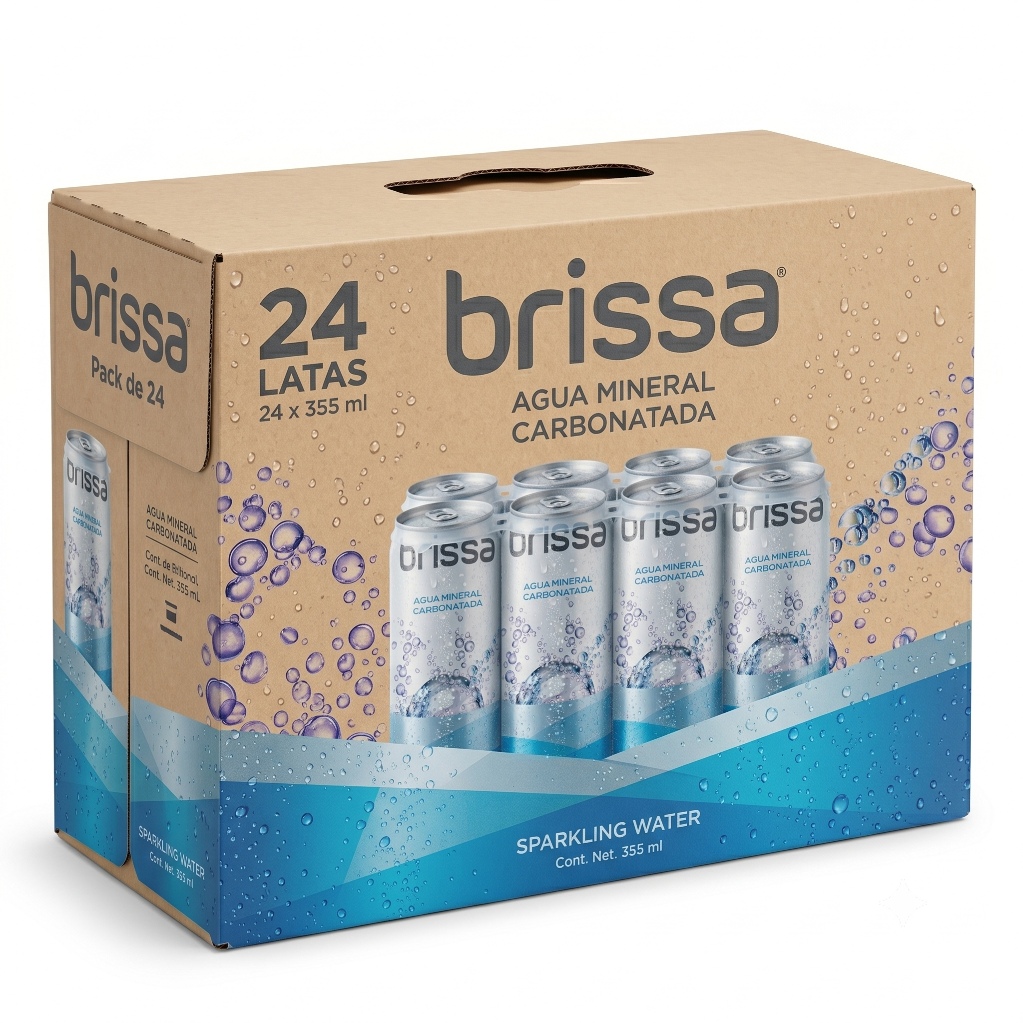 24 Pack Agua Mineral Carbonatada
