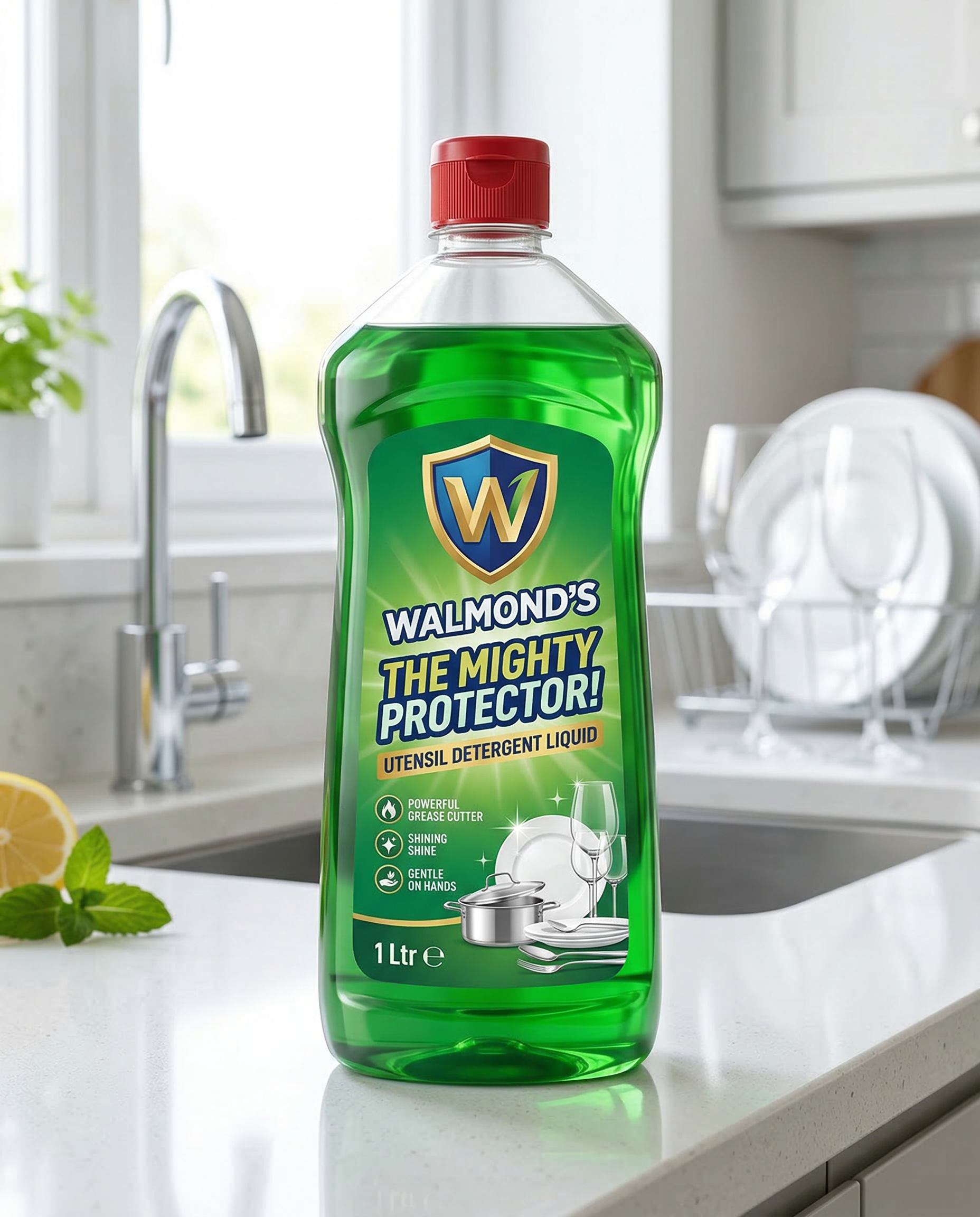 Walmond's The Mighty Protector Utensil Detergent Liquid