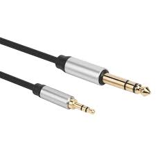 CABLE, 3.5mm TRS-Male to 1/4" TRS-Male., 5FT