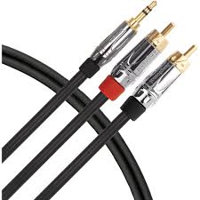 CABLE, 3.5mm TRS-M to L&R RCA-M.,25FT