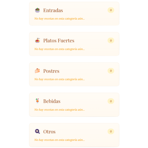 Recetario en línea