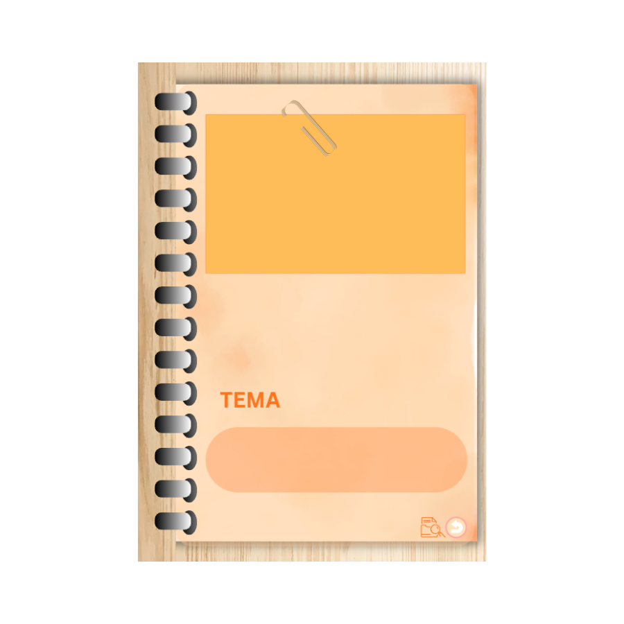 Cuaderno digital naranja