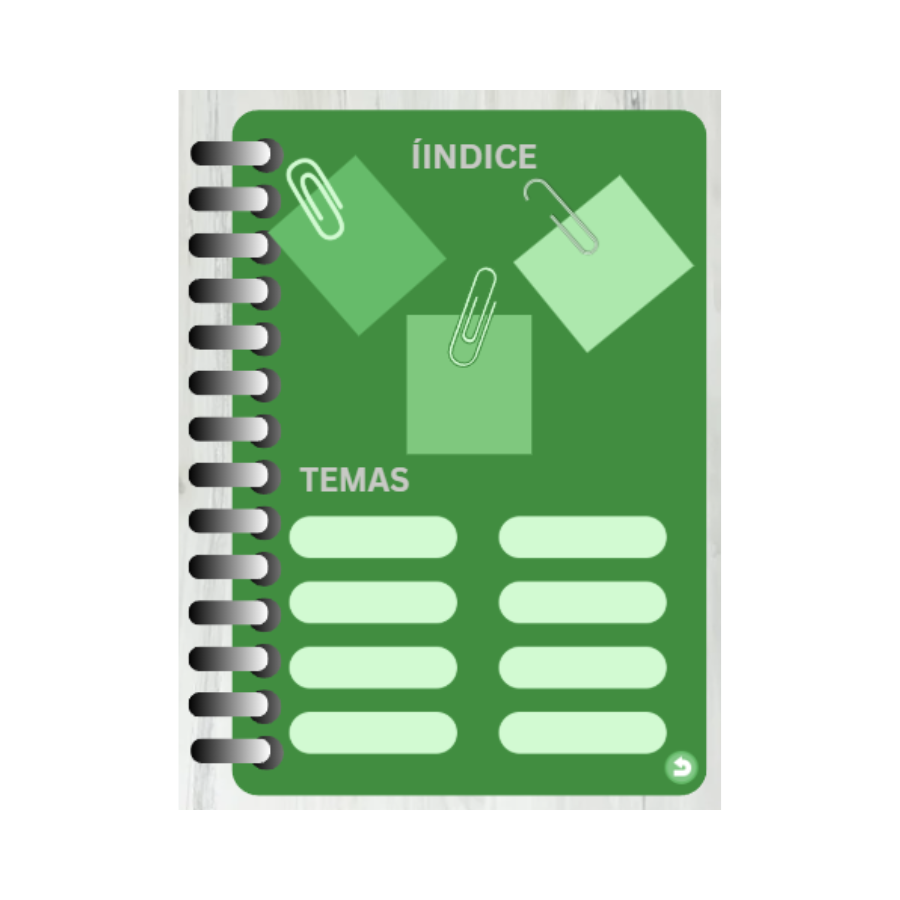 Cuaderno digital verde
