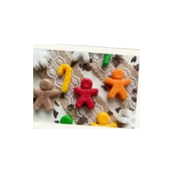 Jabones navideños decorativos o para regalo artesanal (7 pza)