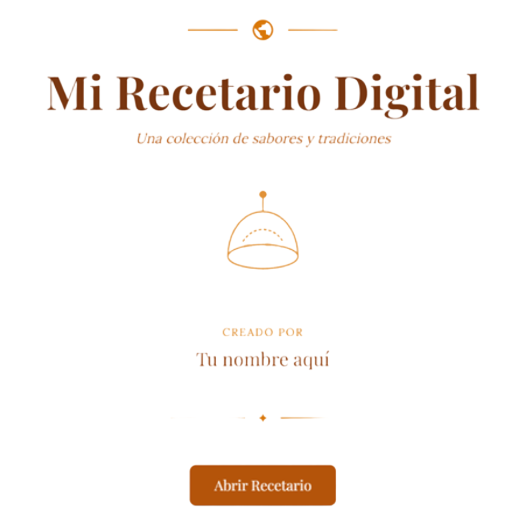 Recetario en línea
