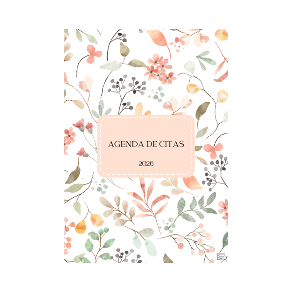 Agenda de citas física varios colores
