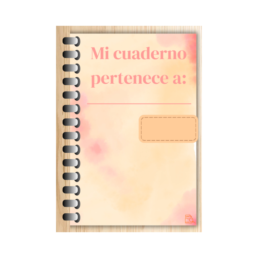 Cuaderno digital naranja
