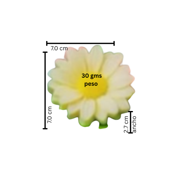 Jabón para regalo con sobre y flor artesanales (7 pza)