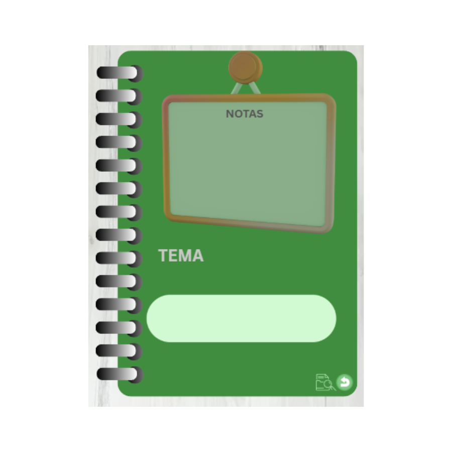 Cuaderno digital verde