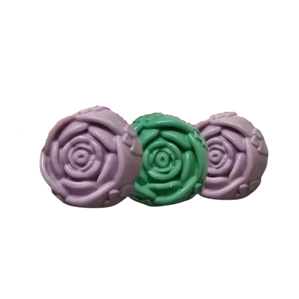 Jabón para recuerdo de 15 años, boda o fiesta de figuras en forma de flor (1pza)