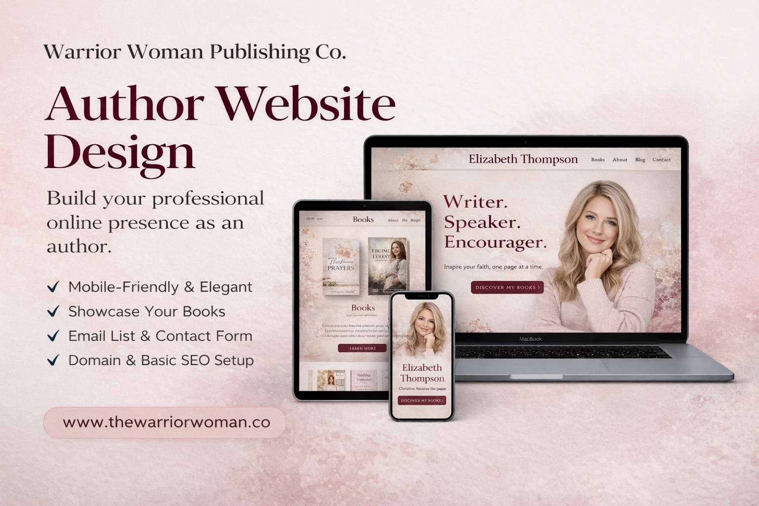 AUTHOR WEBSITE DESIGN