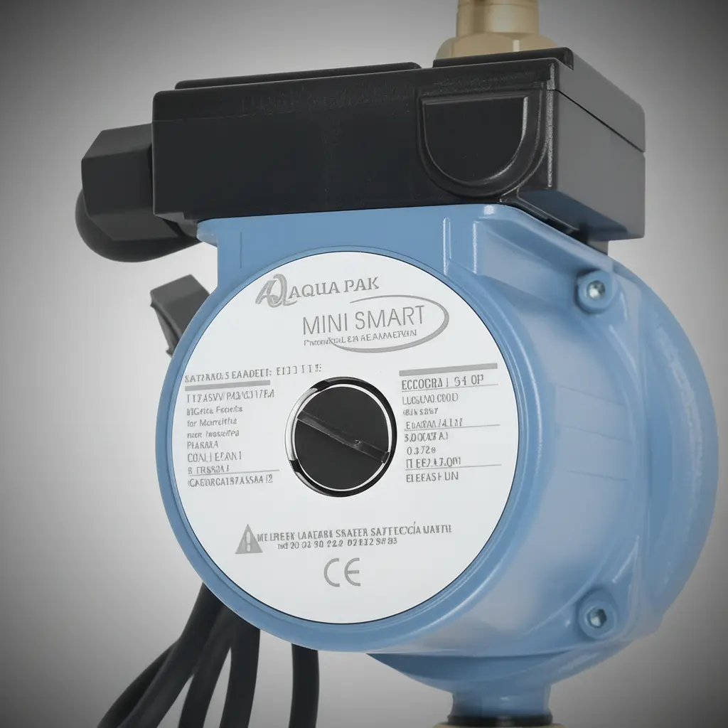 Bomba Presurizadora de agua Aqua Pak Mini Smart 1/6 HP 