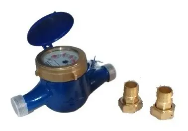 Contador Agua Chorro Múltiple Medidor 3/4 Metálico Acquatti