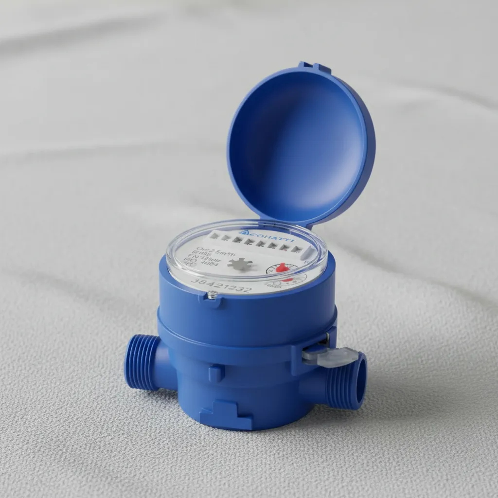 Medidor Contador de Agua 1/2 Uso Interno Residencial Plastico