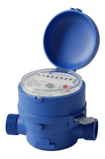 Medidor Contador de Agua 1/2 Uso Interno Residencial Plastico