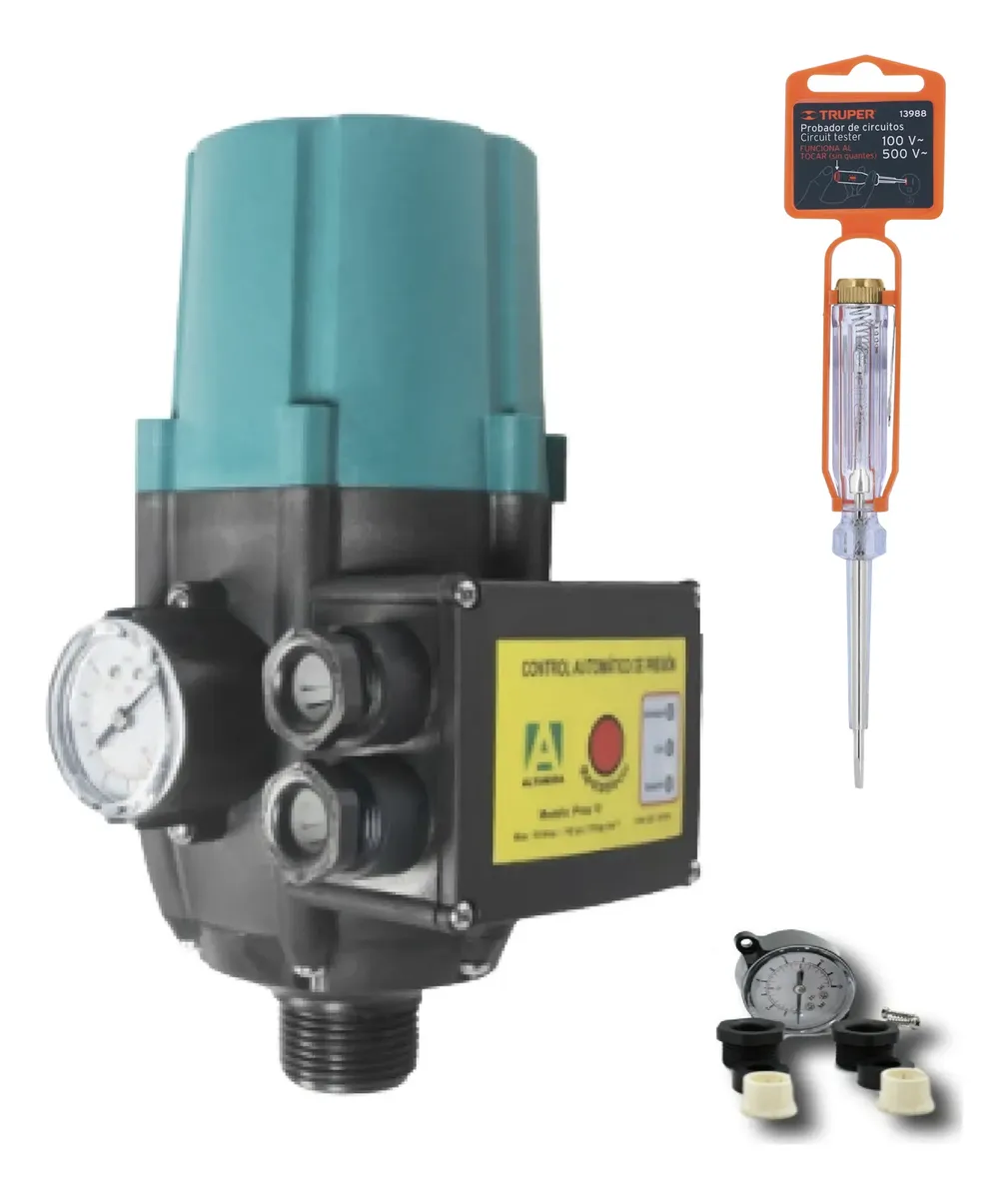 Control Automático de Presión Altamira PRES 10 para bomba de hasta 10 Amperios