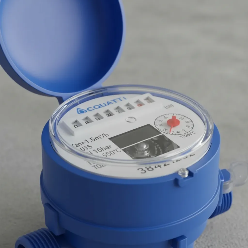 Medidor Contador de Agua 1/2 Uso Interno Residencial Plastico