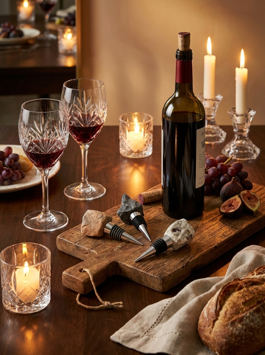 Reclaimed Stone Wine Stopper
