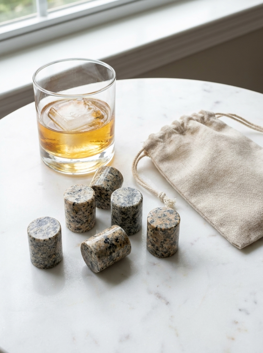 Core-Cut Granite Chilling Stones