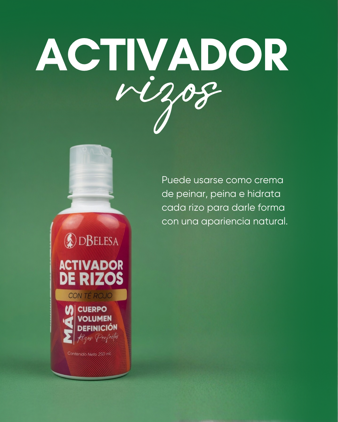 Crema de peinar Activador rizos  / 250 ml