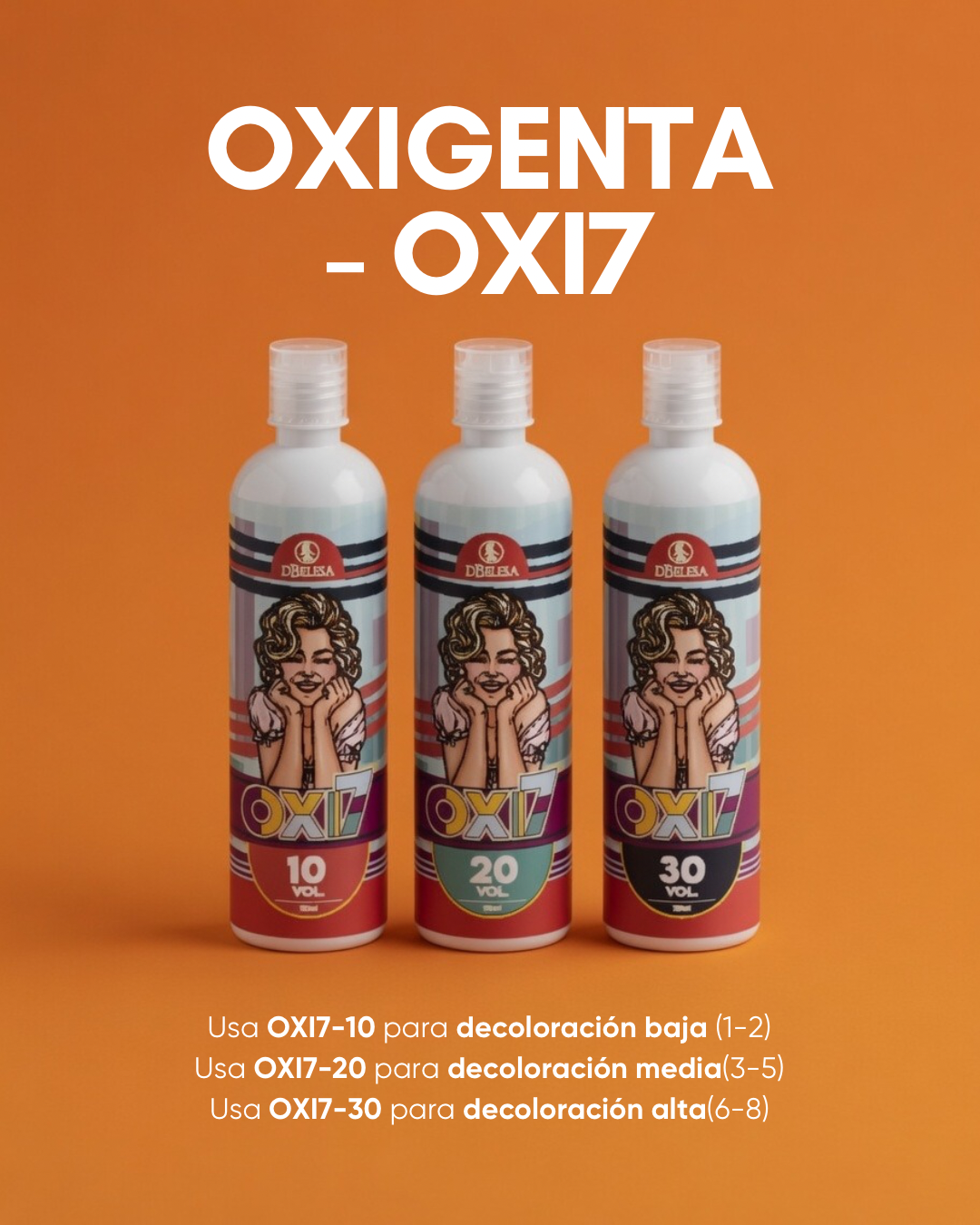 Crema oxigenta de cabello OXI7