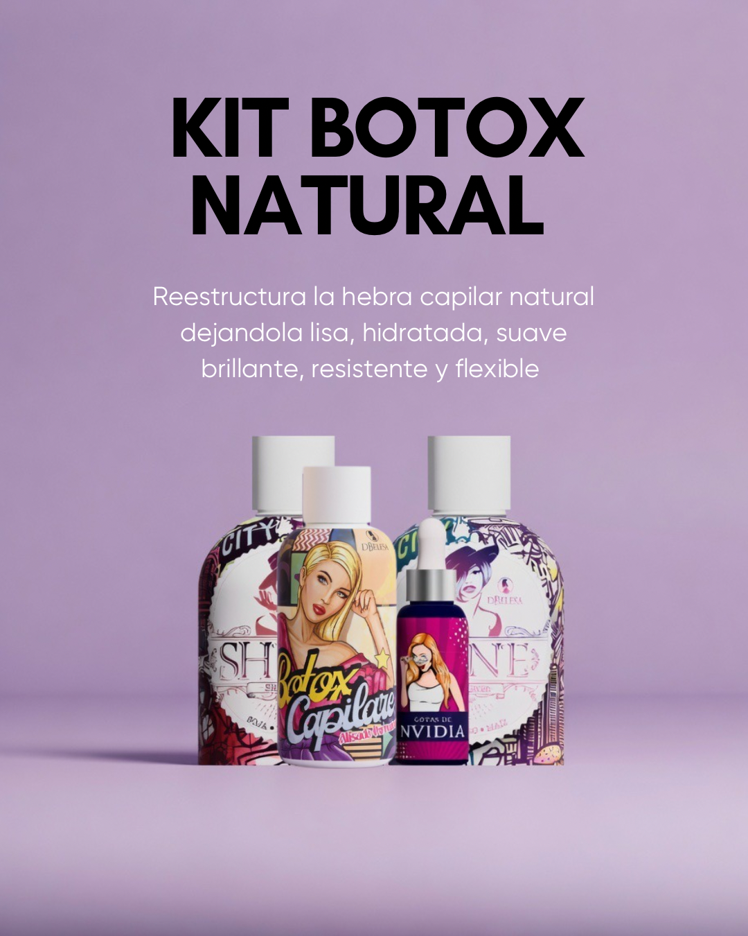 Kit botox para cabello natural