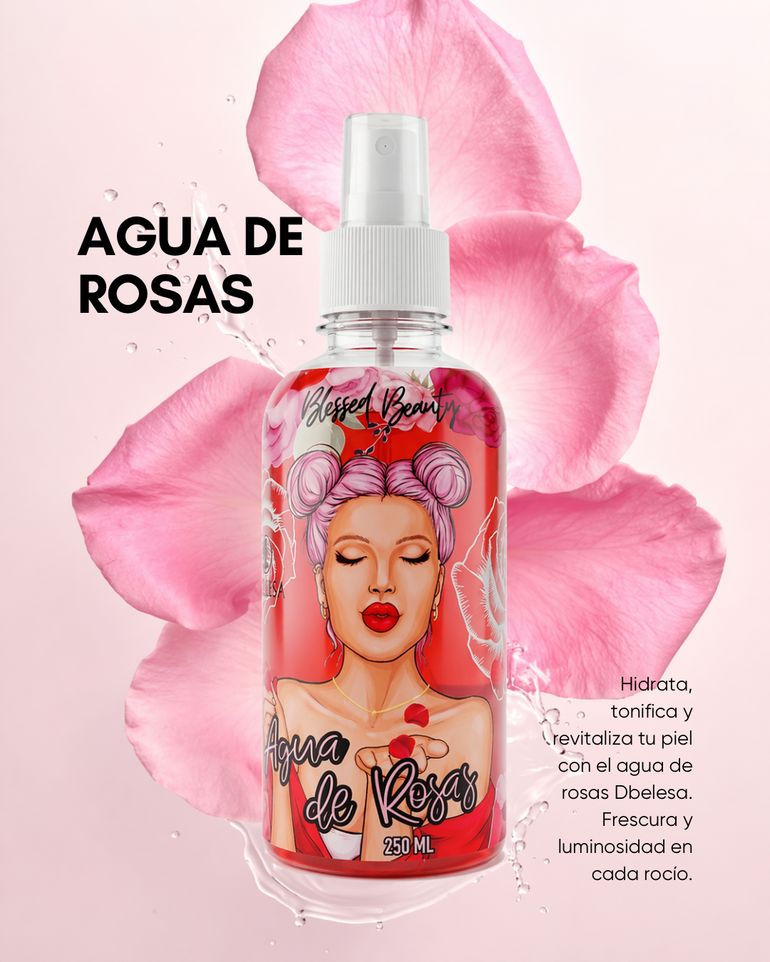 Agua de rosas / 250 ml