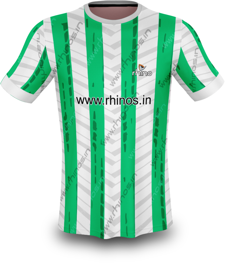 Green & White Sports Jersey