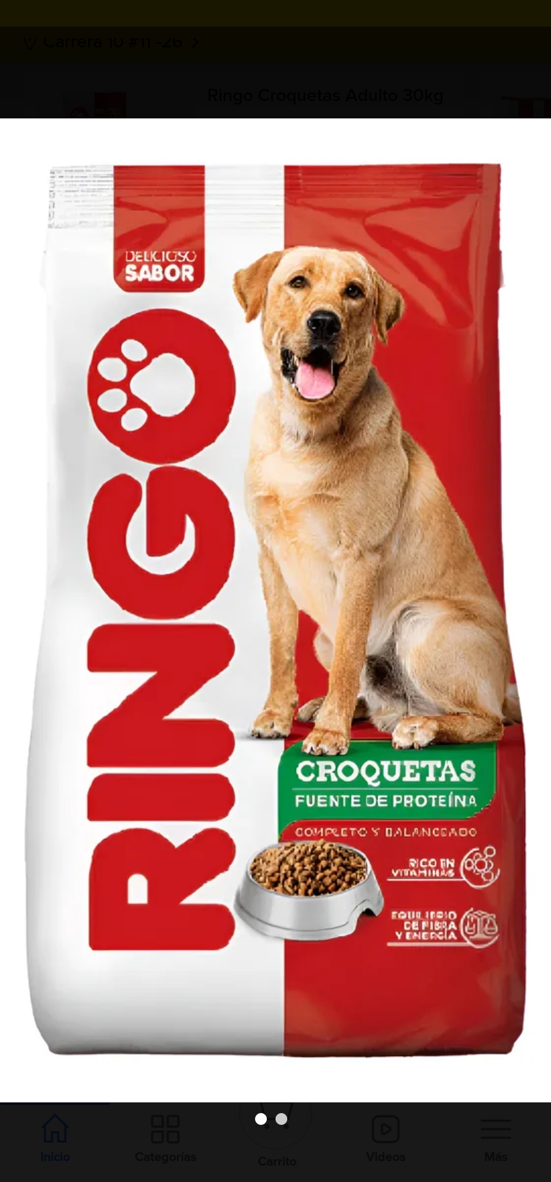 Ringo Croquetas para perro adulto x 30kg
