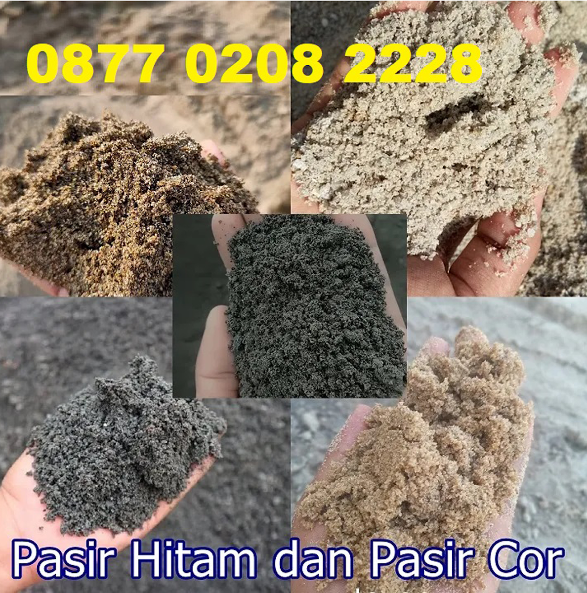 Pasir Hitam dan Pasir Cor