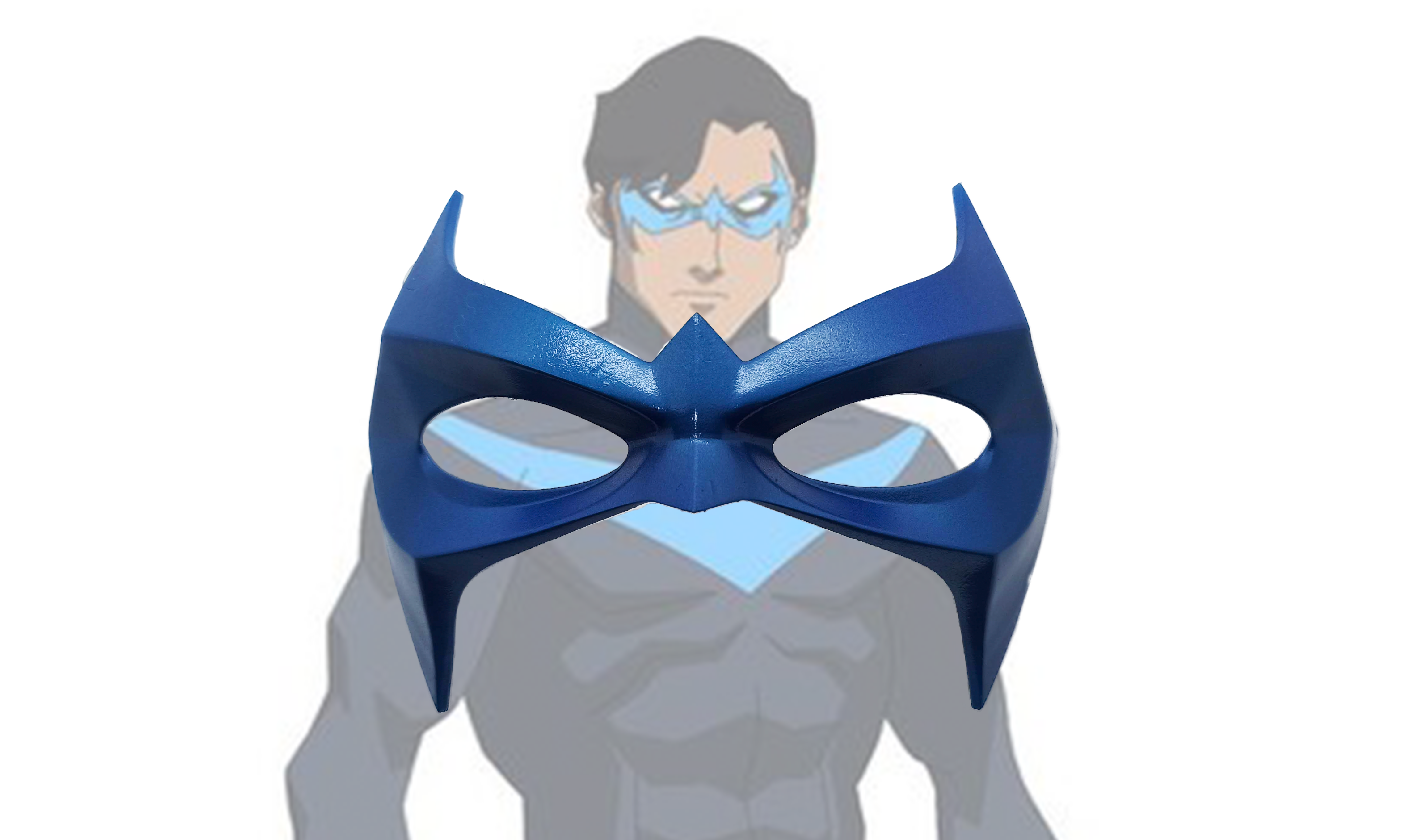 Mascara Nightwing Rebirth Impresion 3d Resina Dc Batman