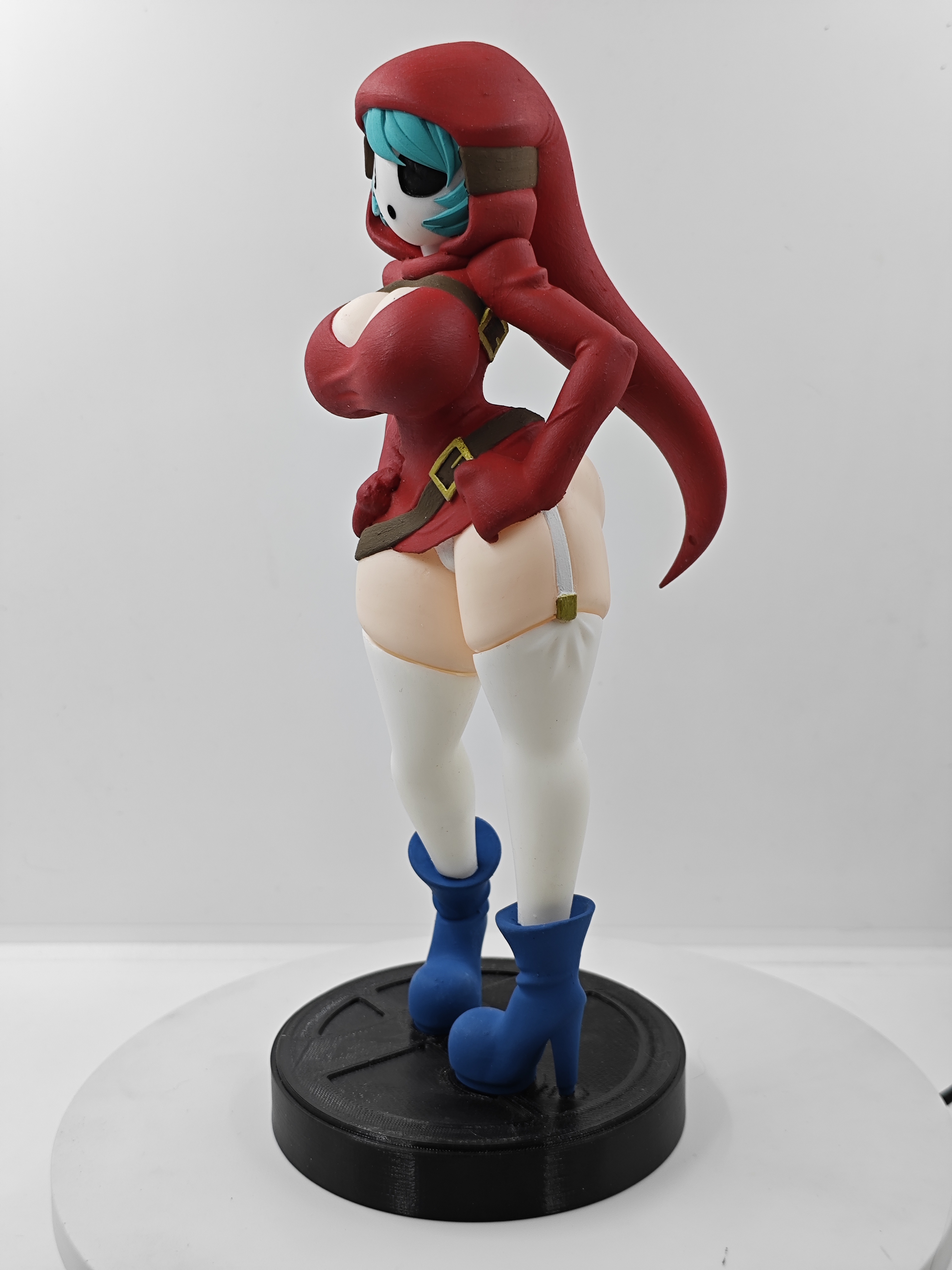 Shy Gal Super Mario Bros Figura Impresa 3d Resina ARTE