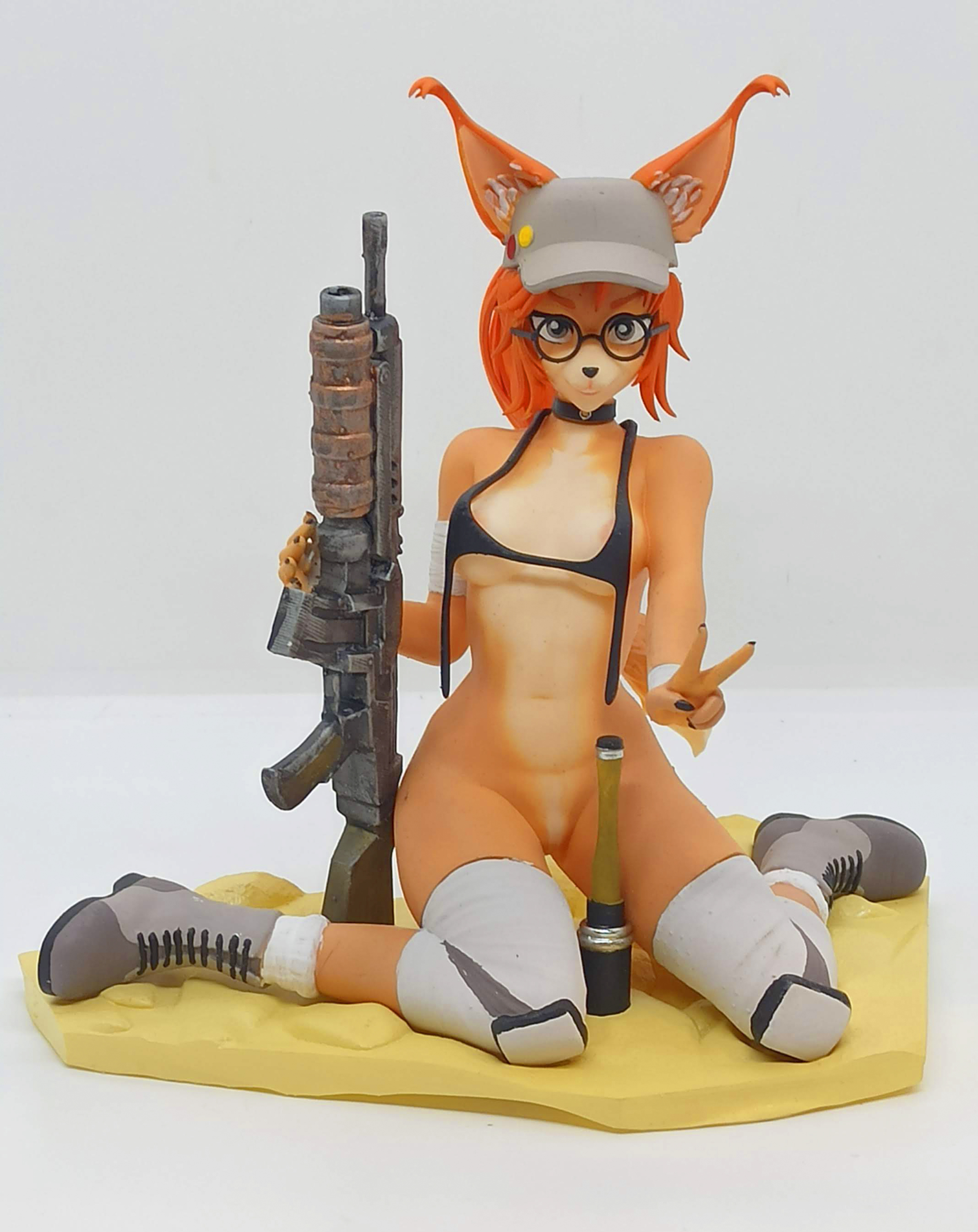 Fio Furry Metal Slug Figura Impresa 3d Resina