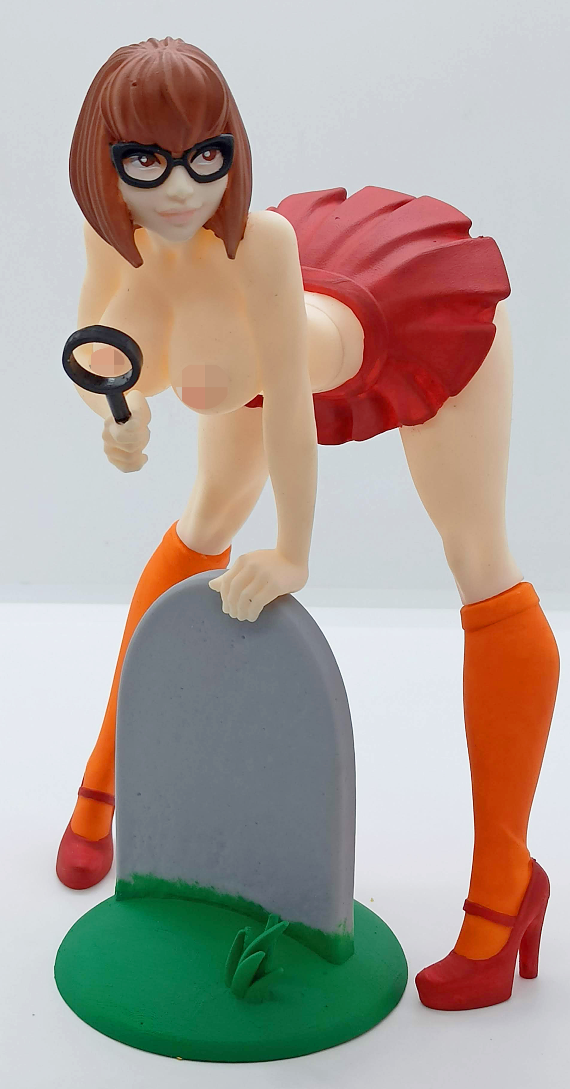 Velma Nsfw Figura Impresa Resina Scooby Doo Nude Hentai arte