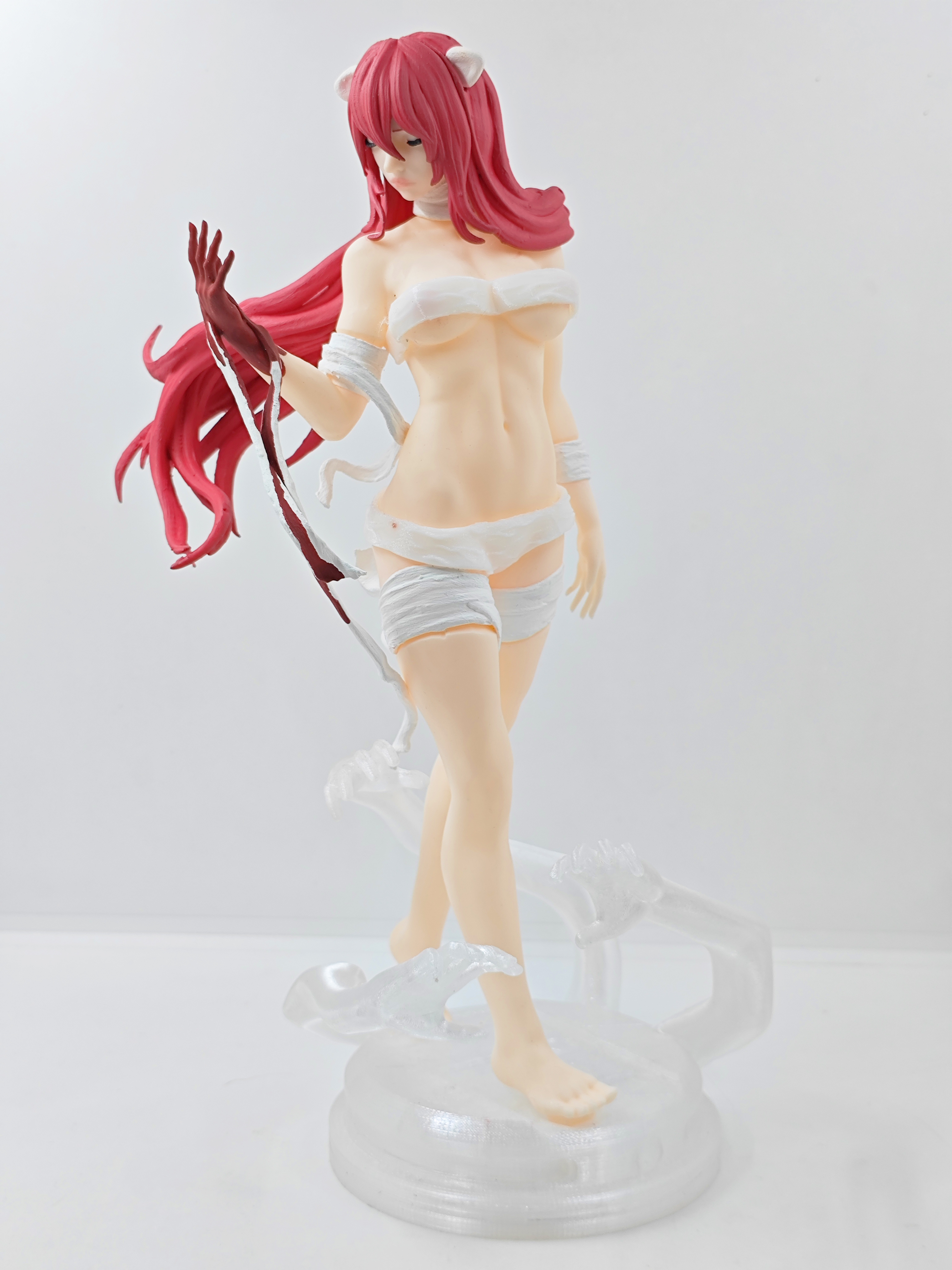 Figura Lucy Desnudable Arte Impresa En 3d Elfen Lied