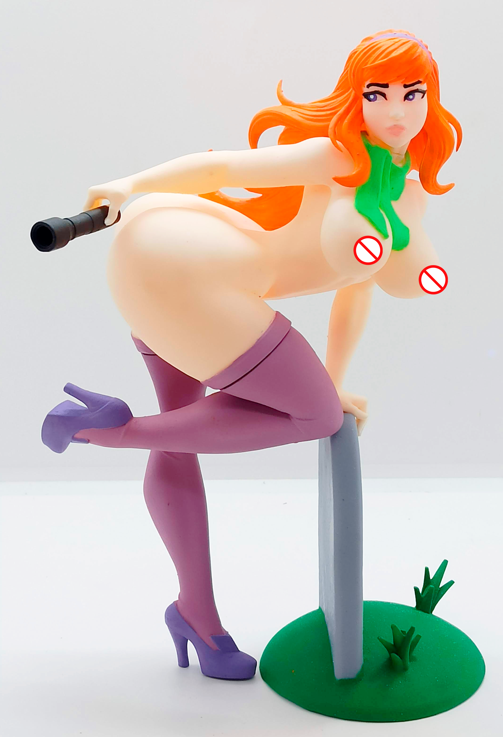 Daphne Figura NSFW Impresa 3d Resina Artesanal Scooby Doo