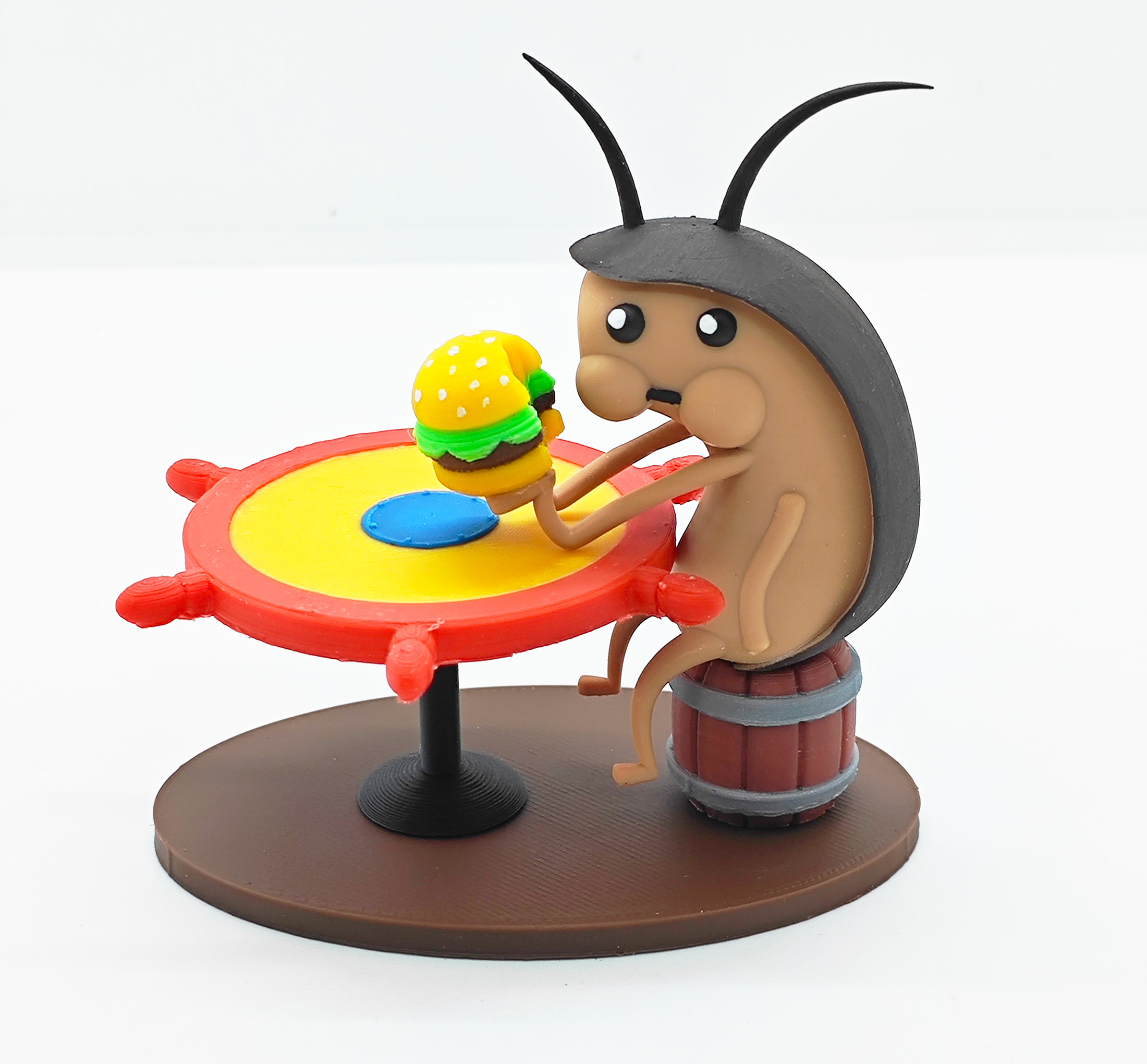Cucaracha Bob Esponja Figura Impresa 3d