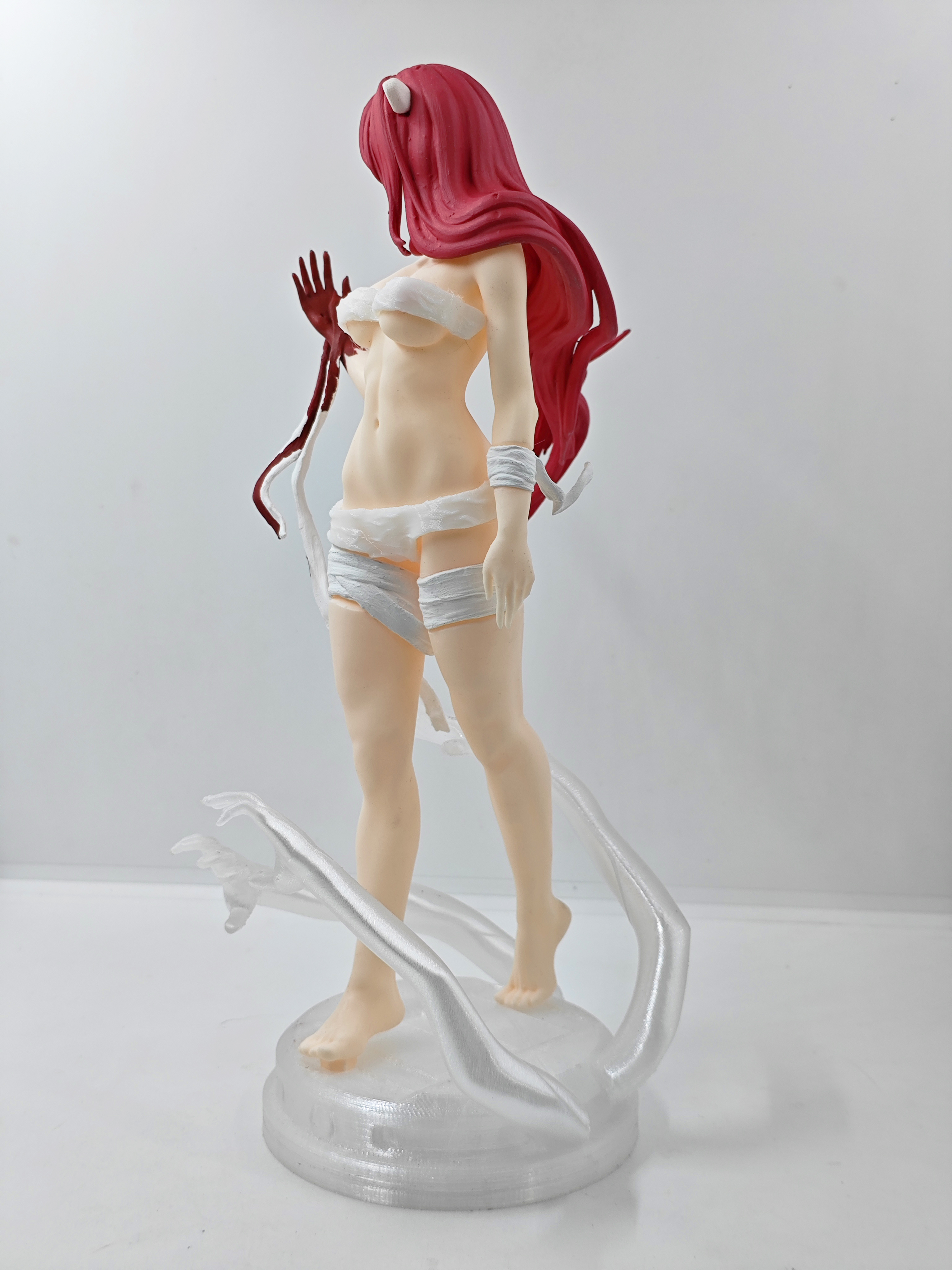 Figura Lucy Desnudable Arte Impresa En 3d Elfen Lied