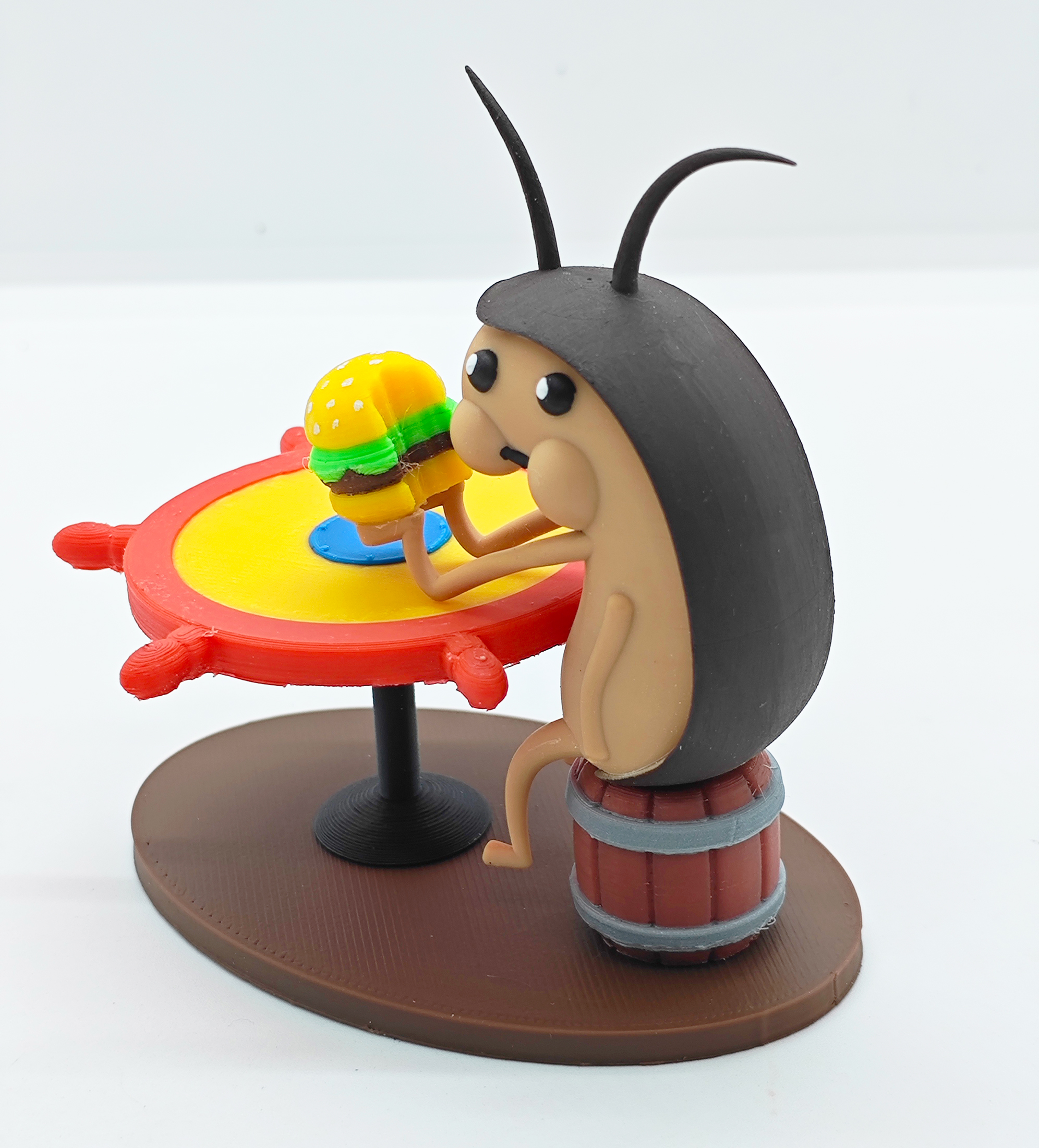 Cucaracha Bob Esponja Figura Impresa 3d