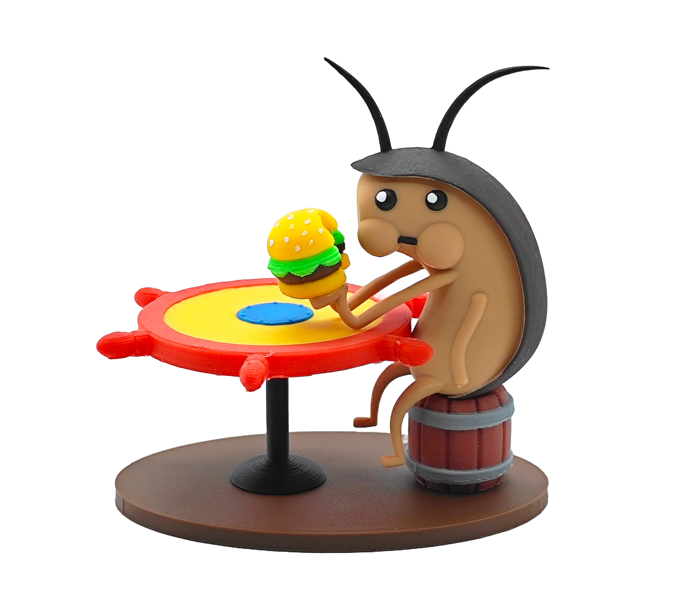 Cucaracha Bob Esponja Figura Impresa 3d