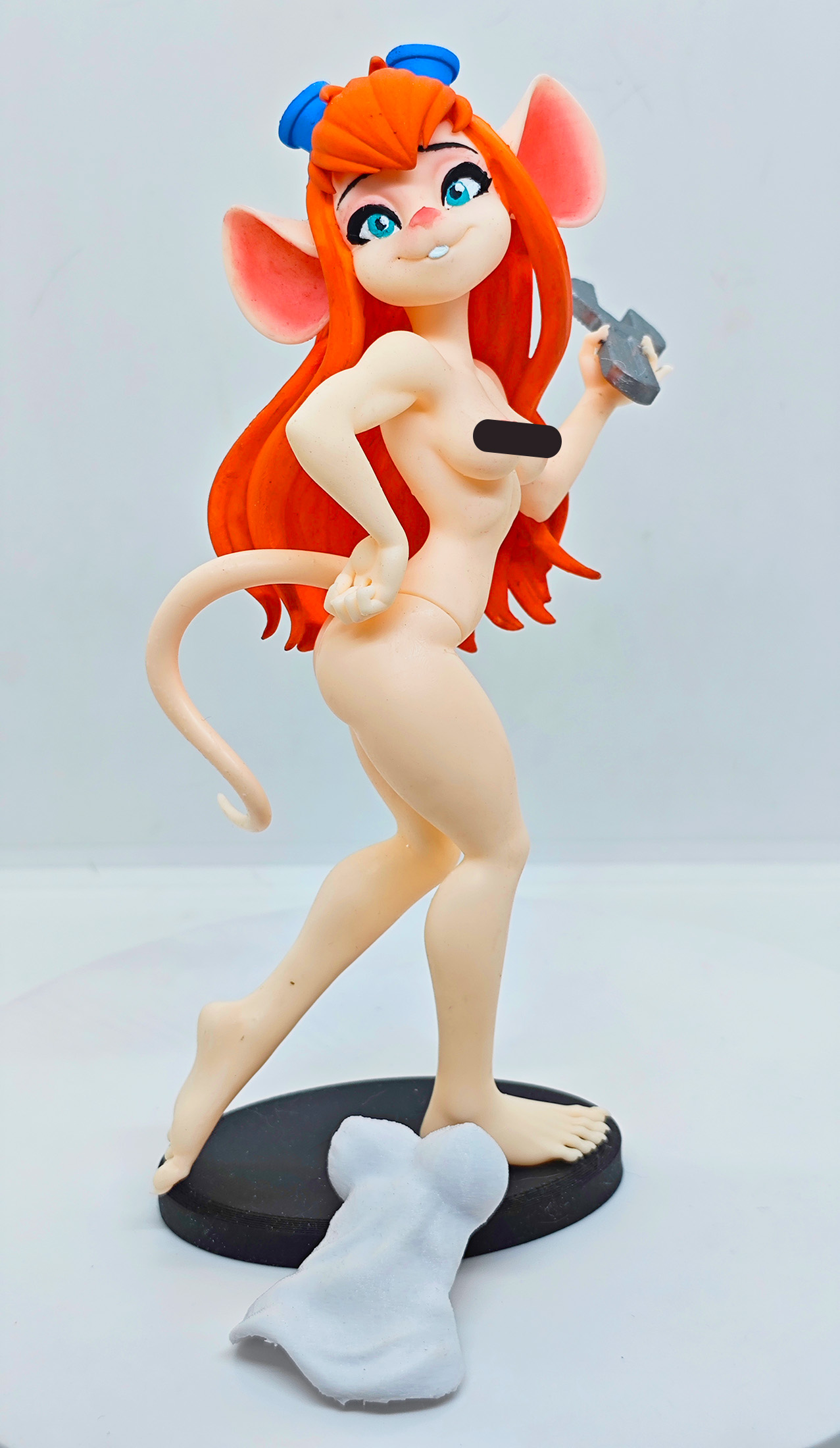 Gadget Desnudable Figura Impresa 3d Chip Y Dale 20cm