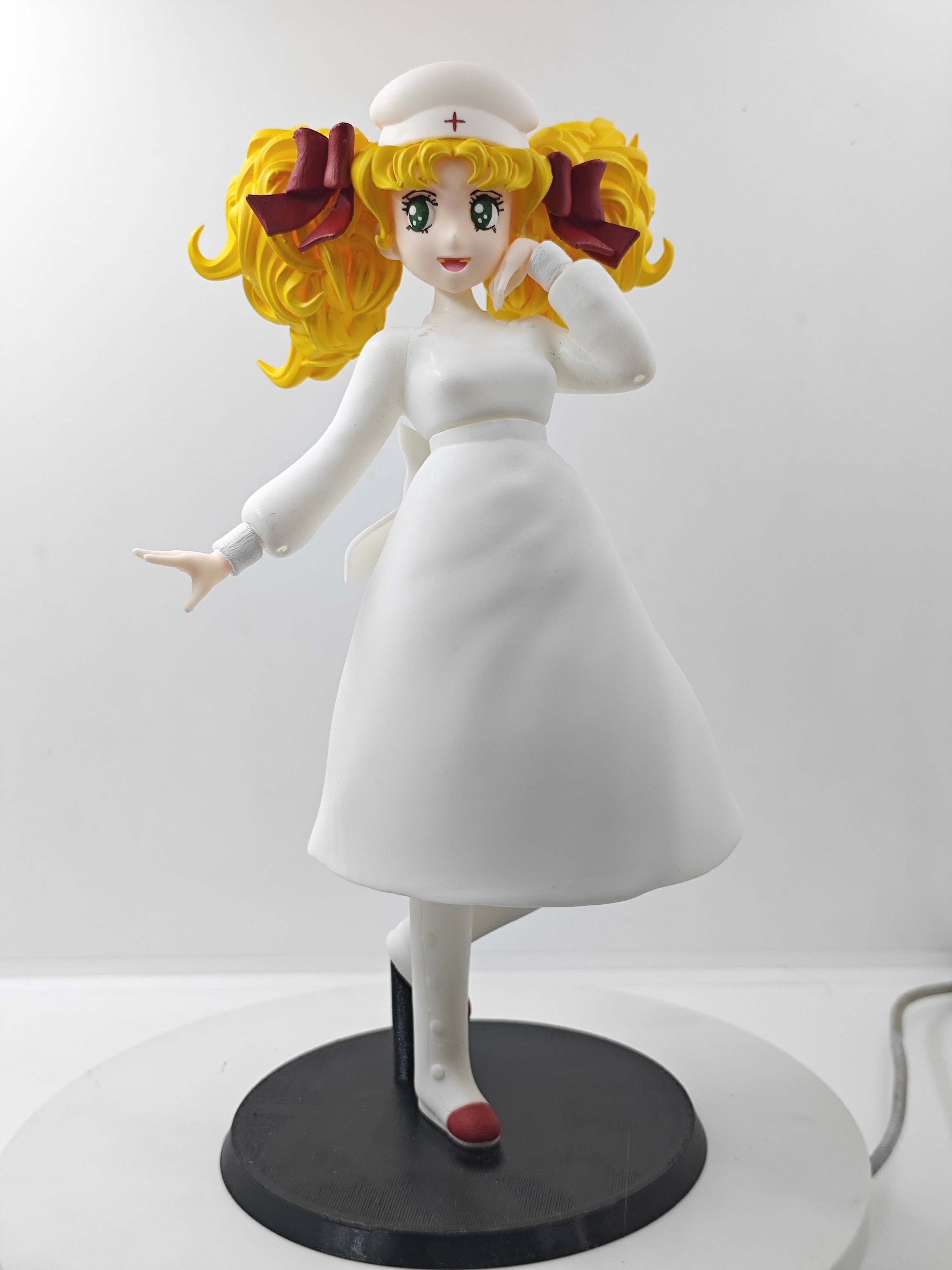 Figura Candy Candy Traje Enfermera Impresa 3d Pintada 26cm