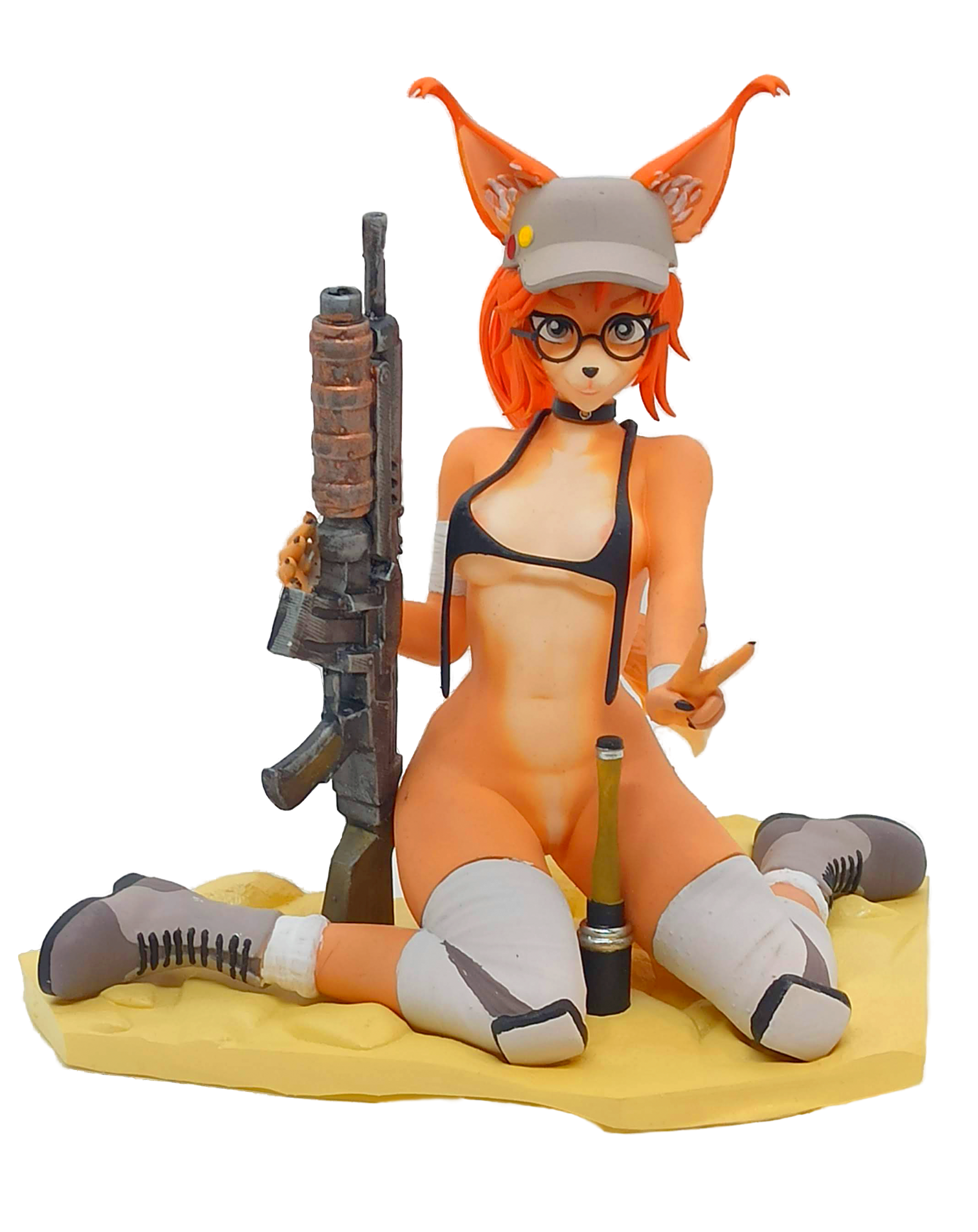 Fio Furry Metal Slug Figura Impresa 3d Resina