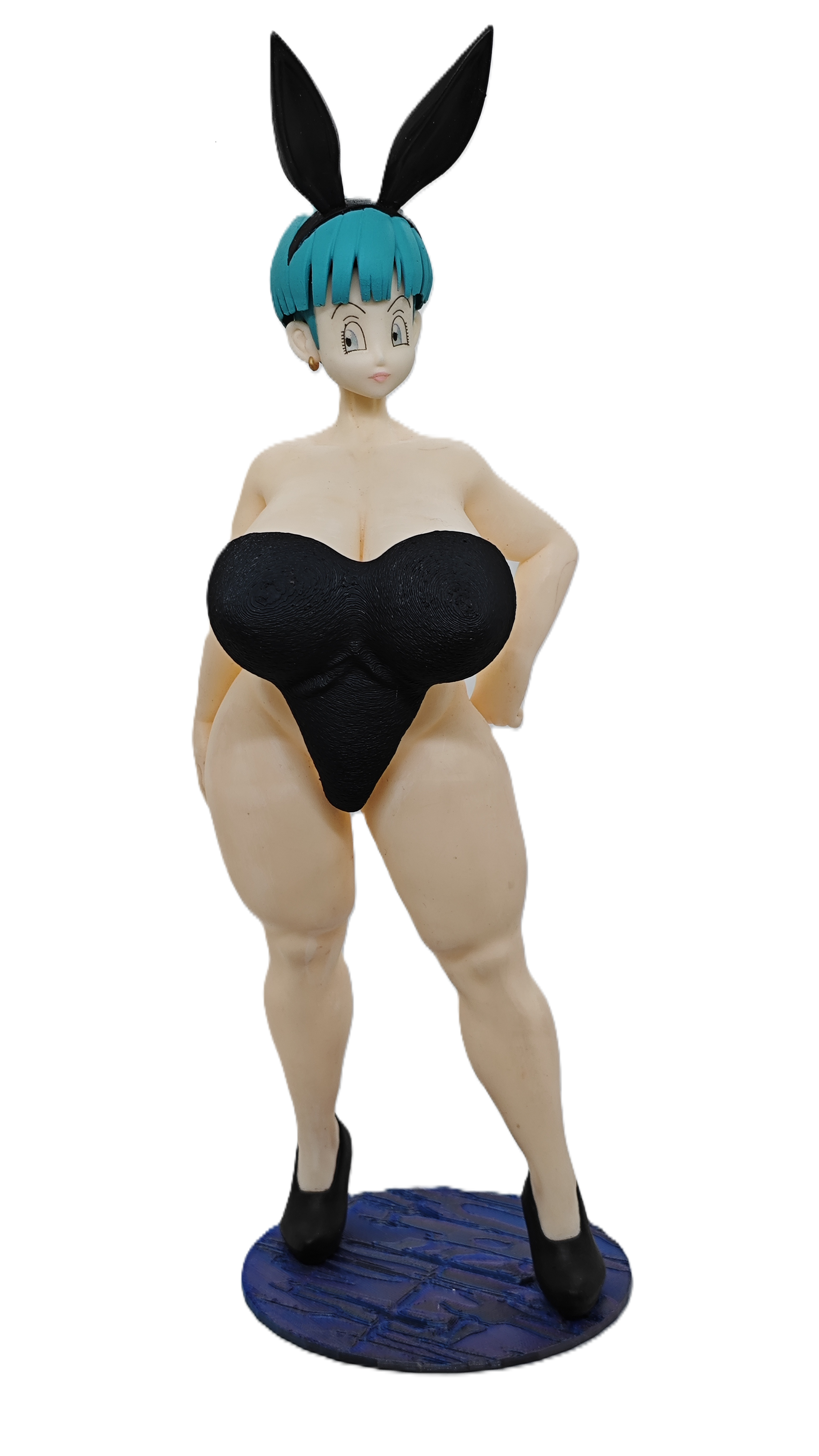 Bulma Desnudable Figura Impresa 3d Dragon Ball